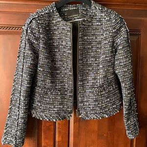 Women’s Banana Republic “Moto” zip blazer